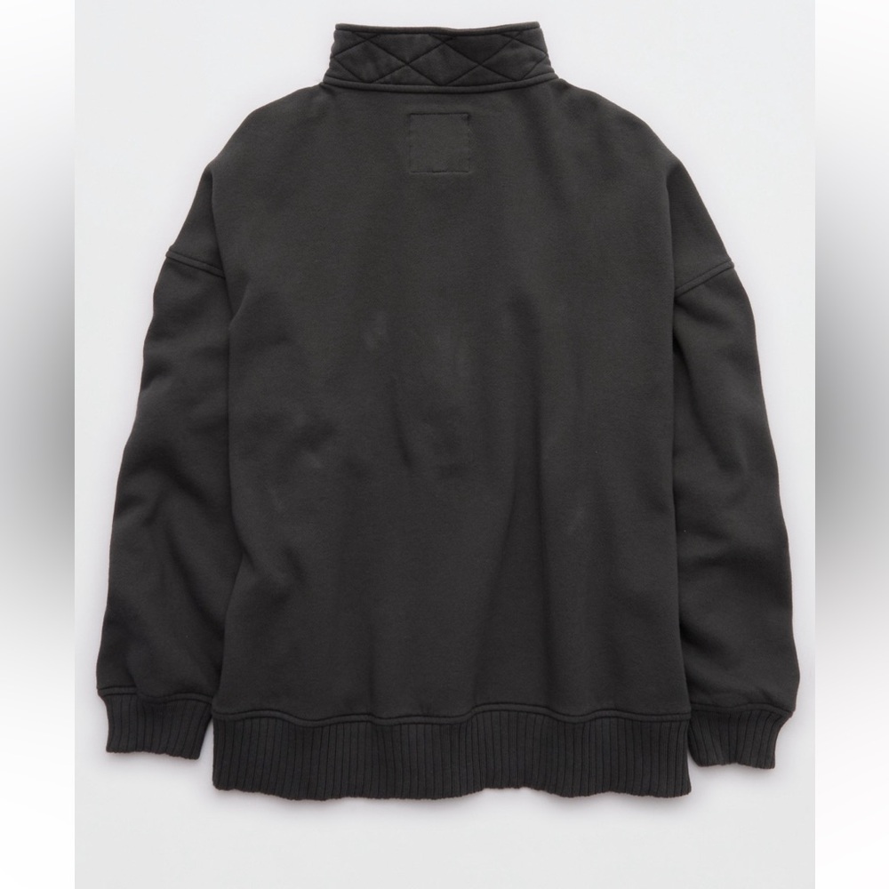 Aerie Oh Snap! Smoked Gray Sweatshirt Size Medium,NWT, - Picture 5 of 5